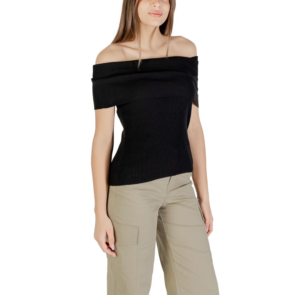 Only - Black Polyester Bodysuit