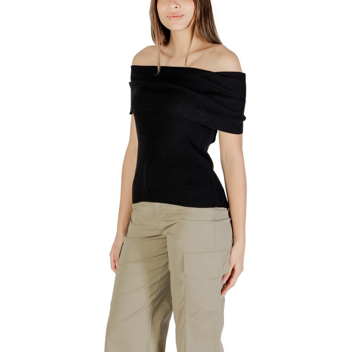 Only - Black Polyester Bodysuit