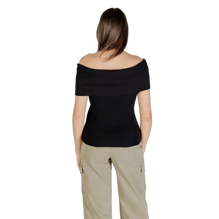 Only - Black Polyester Bodysuit