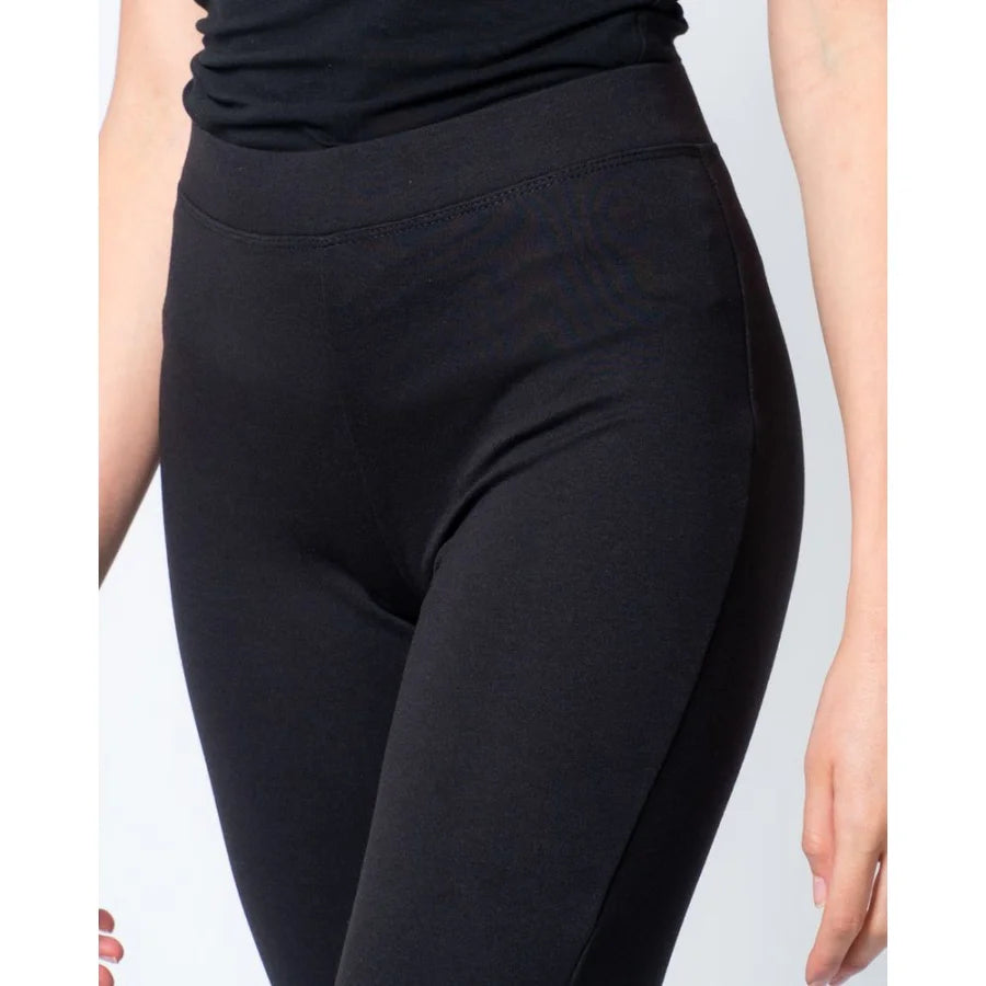 Only Black Polyester Flared Pants