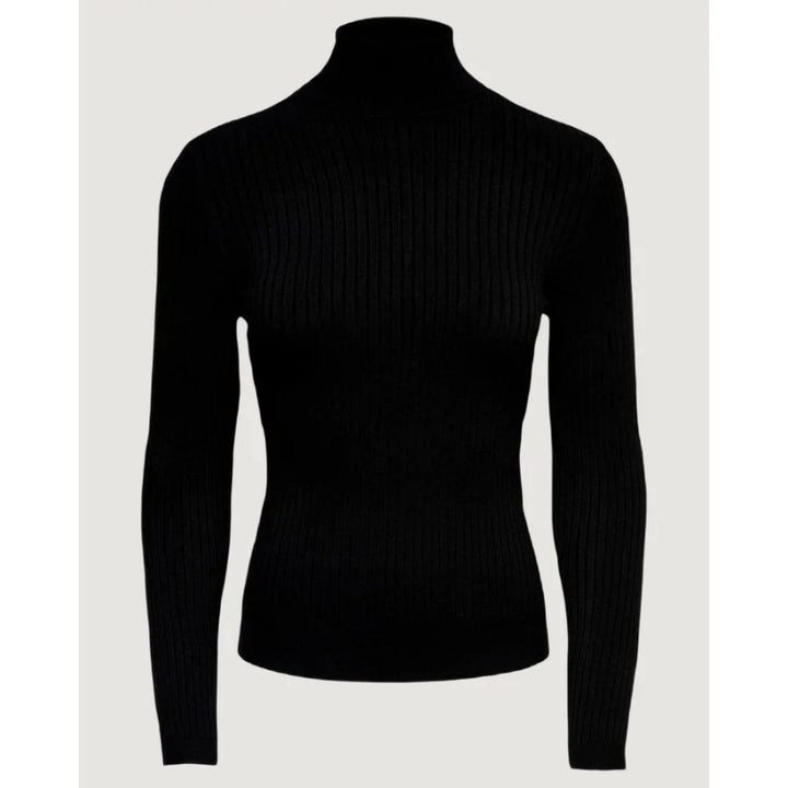 Only Black Viscose Turtleneck