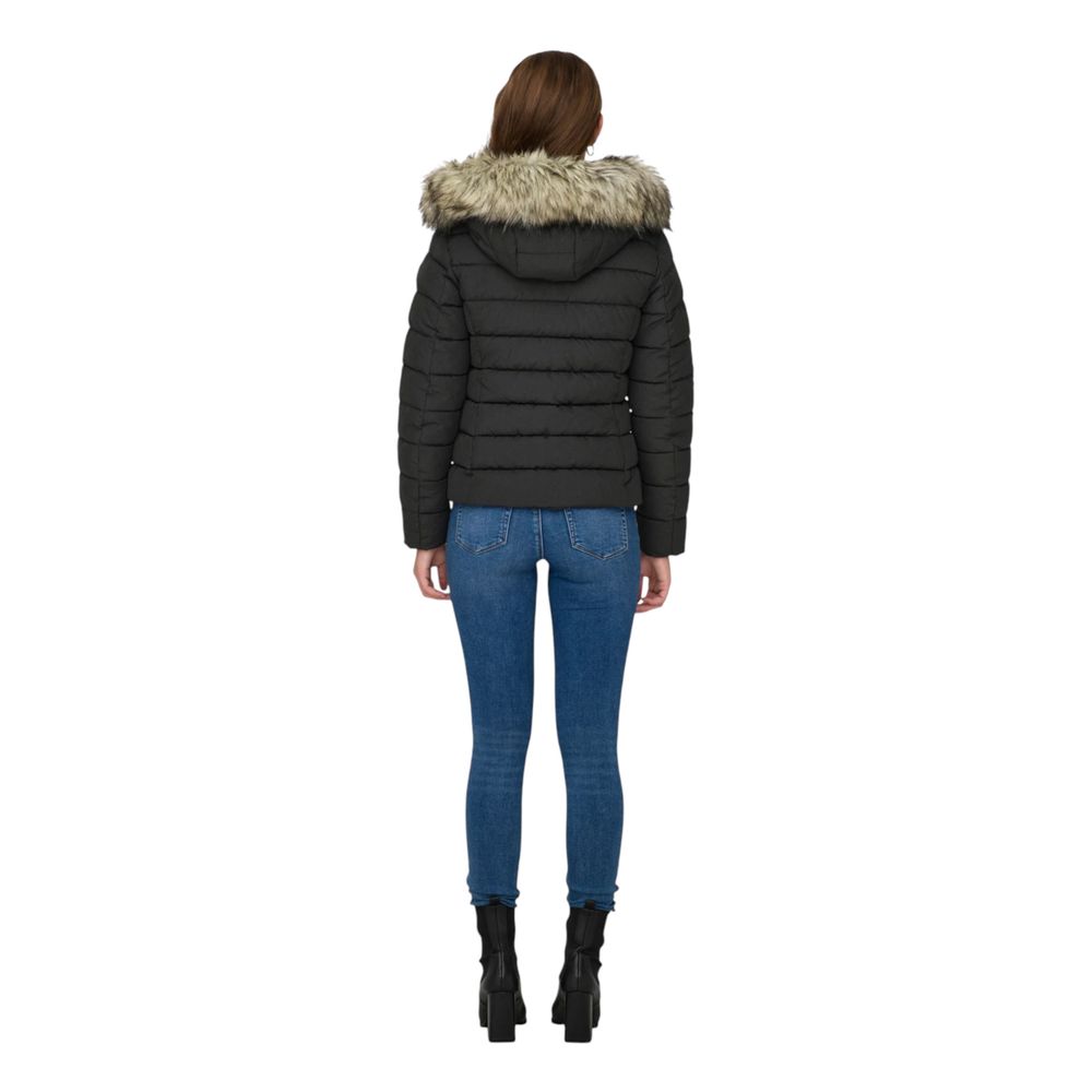 Only Puffer Jackets - Gray Marabou Coat