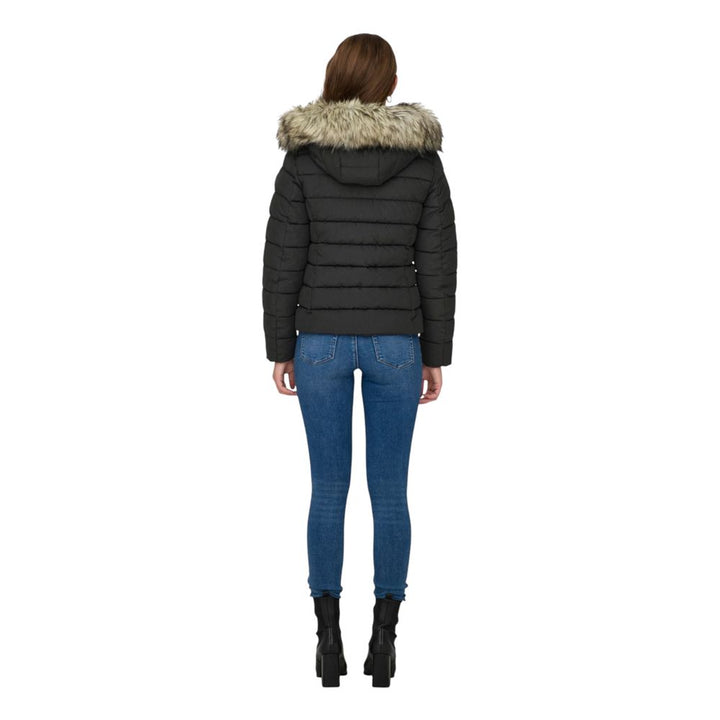 Only Puffer Jackets - Gray Marabou Coat