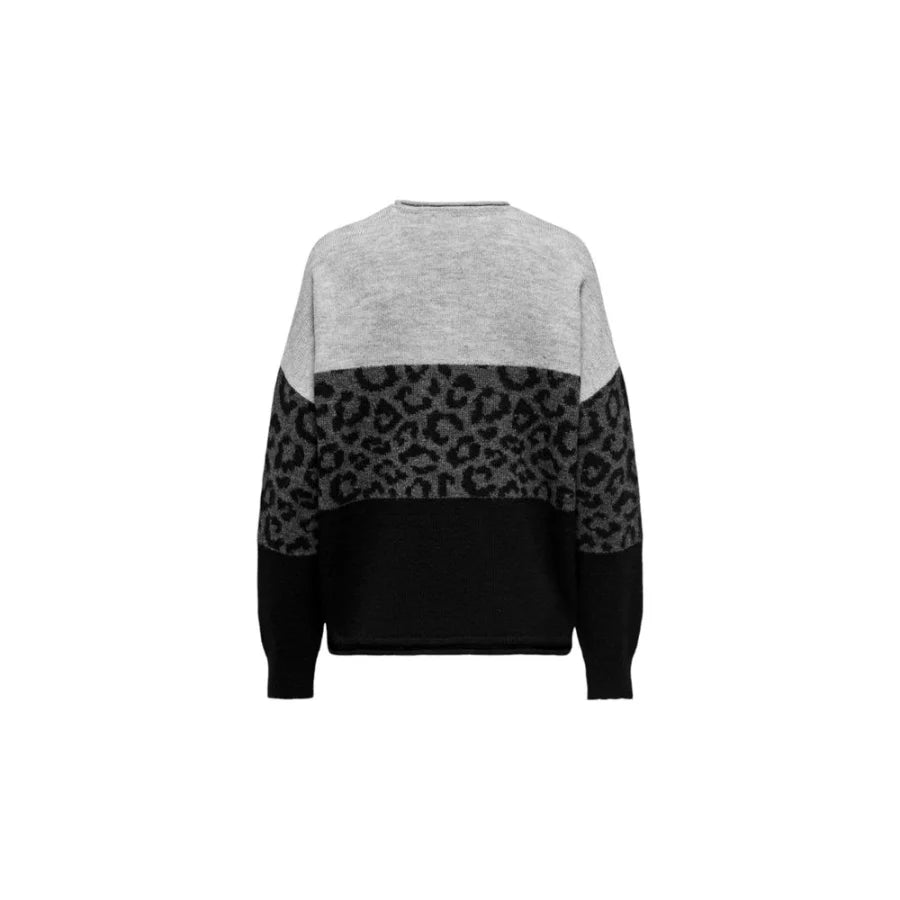 Only Gray Marabou Sweatshirt