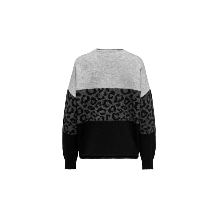Only Gray Marabou Sweatshirt