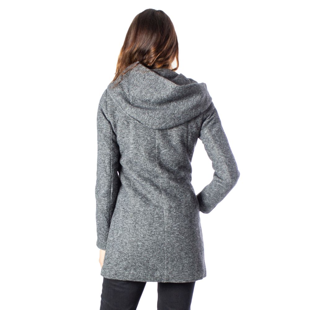 Only Coats &amp; Jackets - Gray Polyester Coat