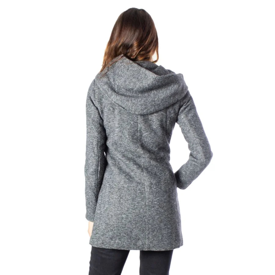 Only Gray Polyester Coat