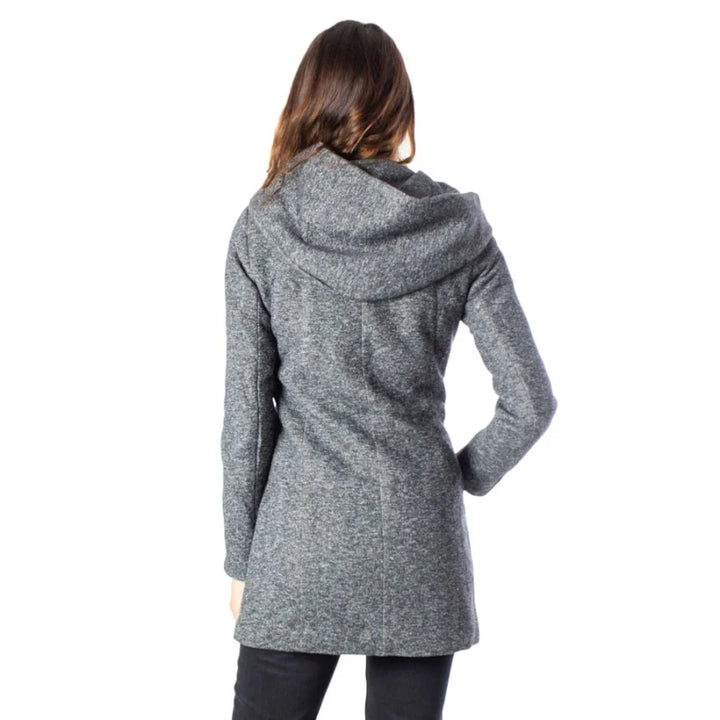 Only Gray Polyester Coat