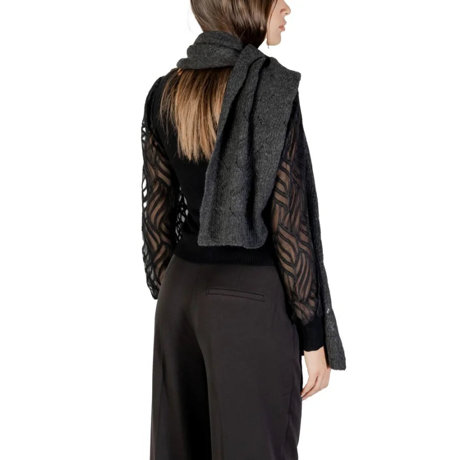 Only Gray Recycled Polyester Scarf