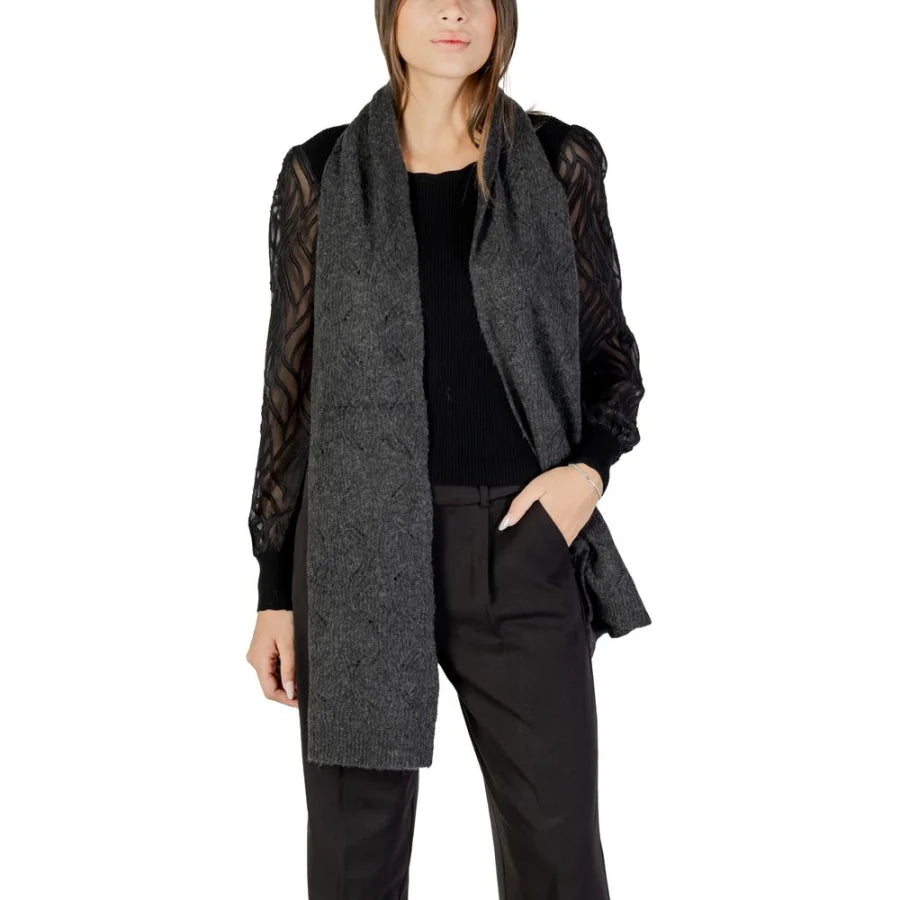 Only Gray Recycled Polyester Scarf