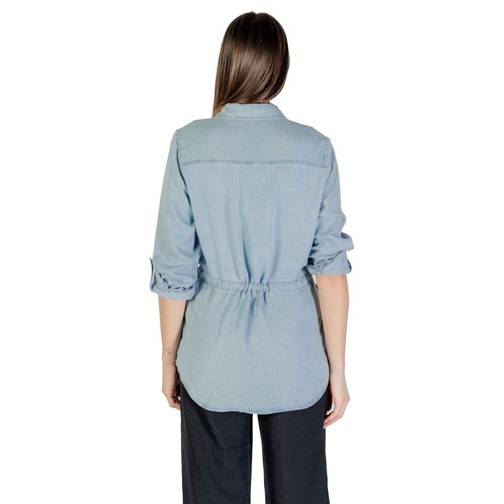 Only Shirts - Women’s Light Blue Tencel Blouse