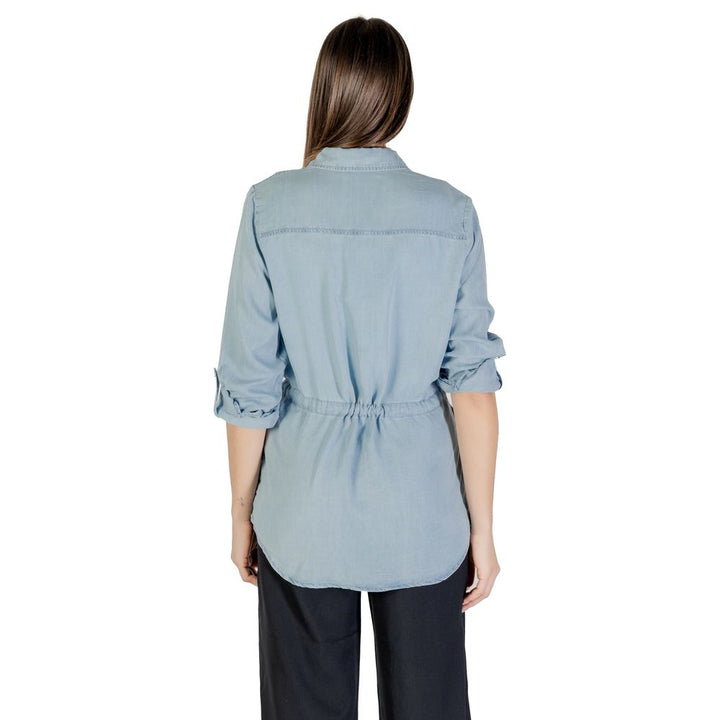 Only Shirts - Women’s Light Blue Tencel Blouse