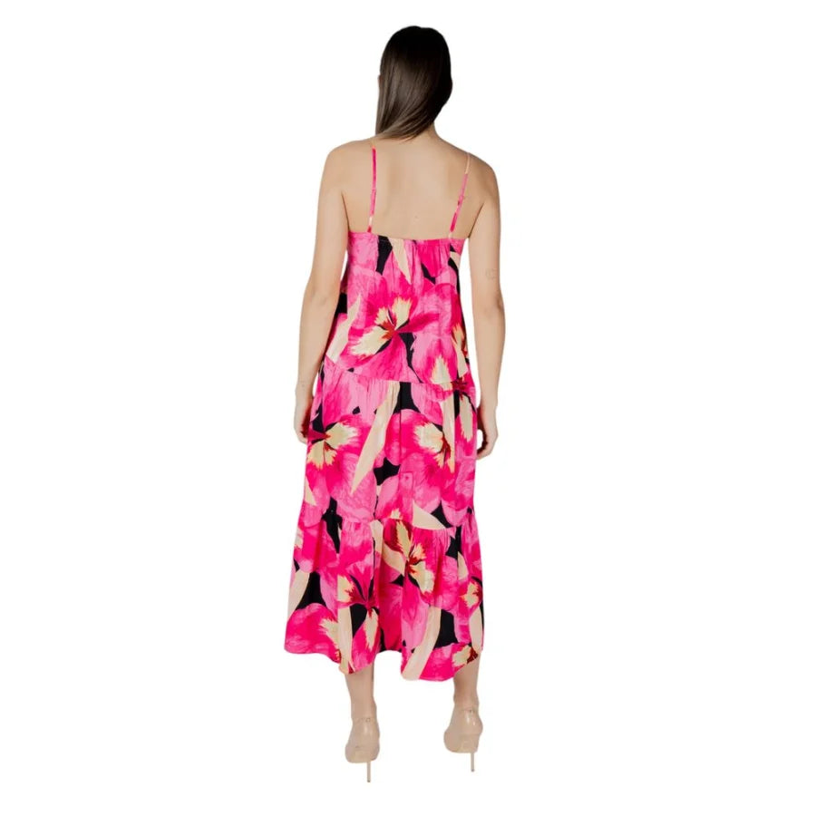 Only Multicolor Viscose Long Dress