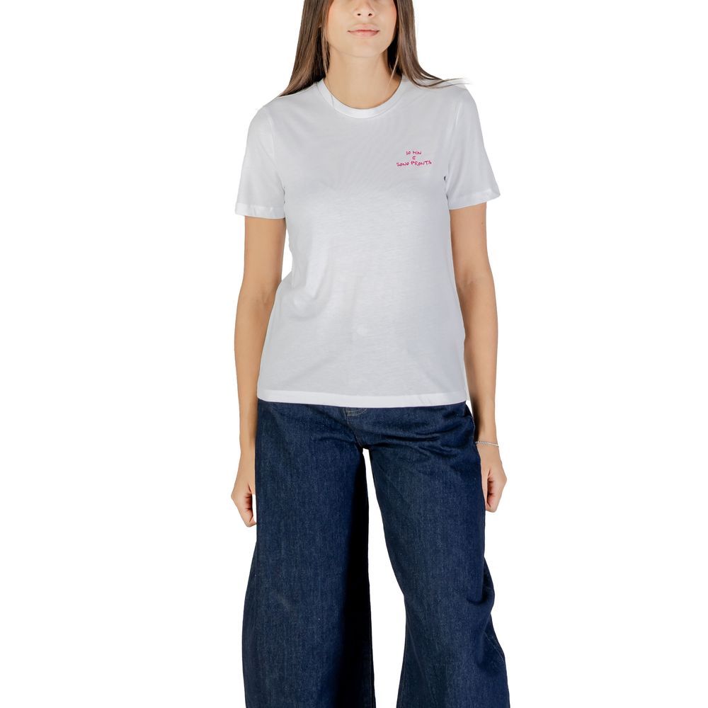 Only - Pink Cotton T-Shirt