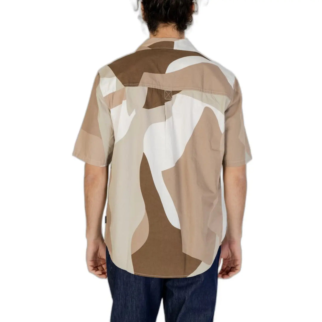Only &amp; Sons Brown Cotton Shortsleeve Shirt