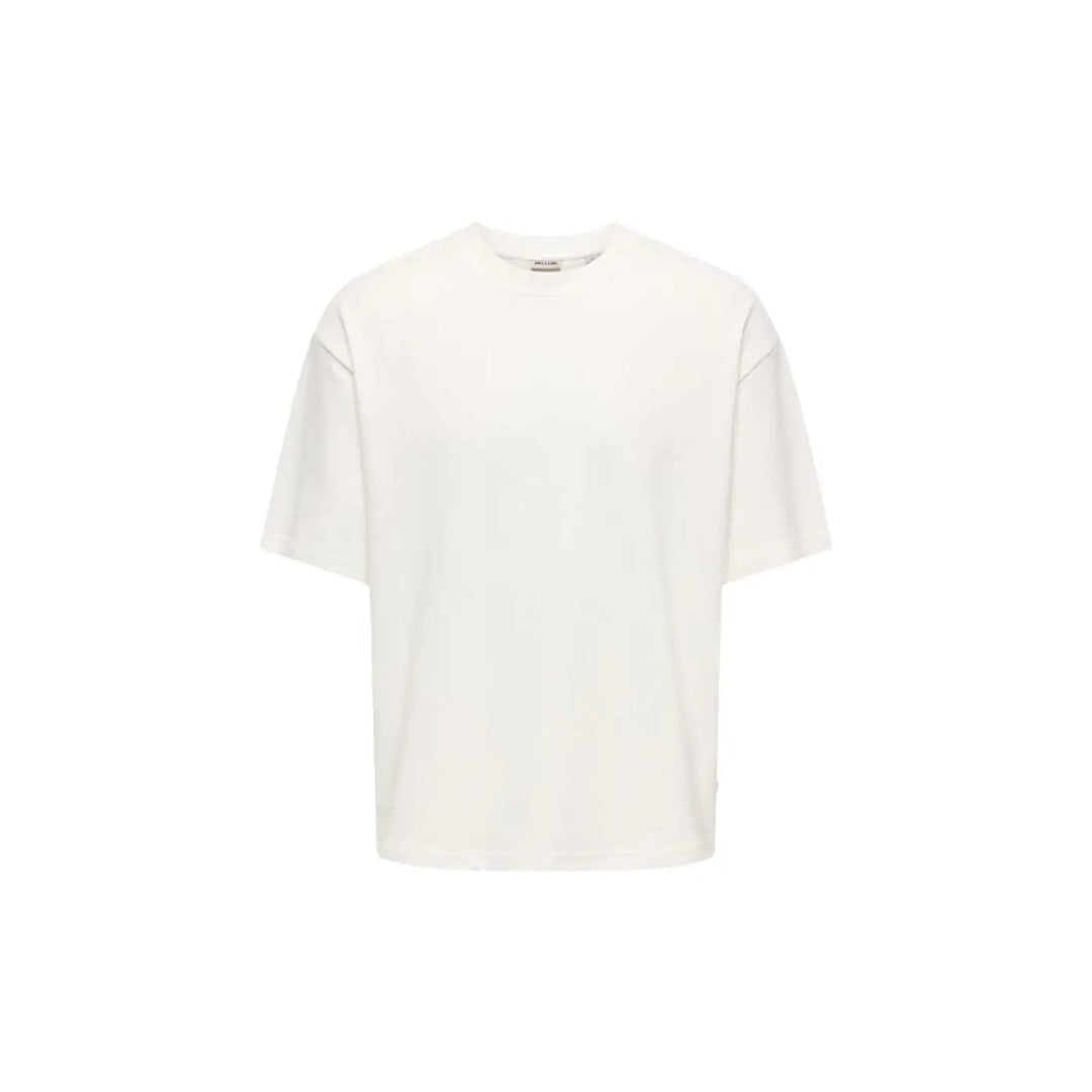 Only &amp; Sons Cream Cotton T-shirt