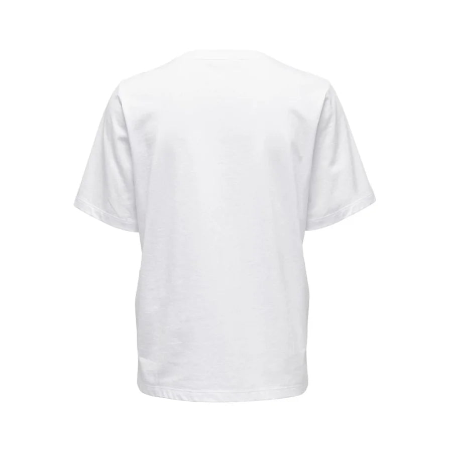 Only White Cotton T-Shirt