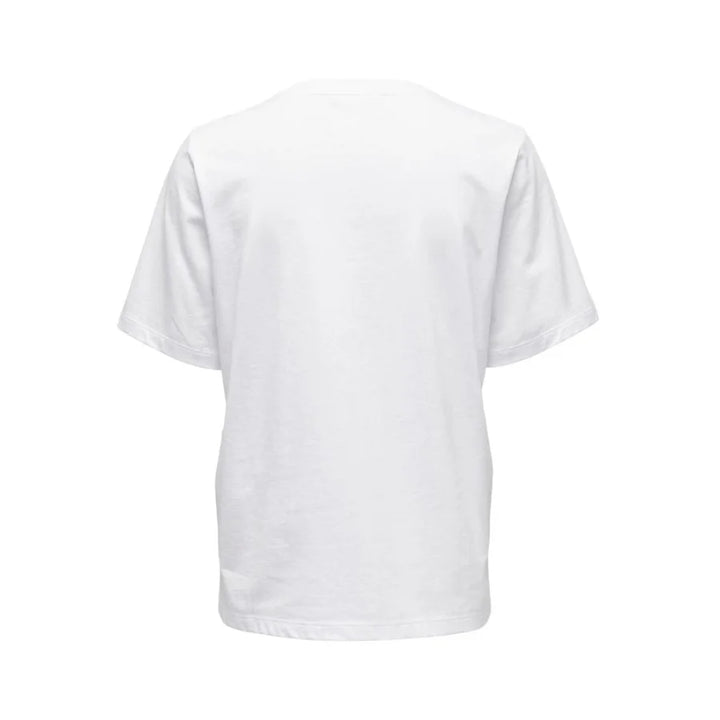 Only White Cotton T-Shirt