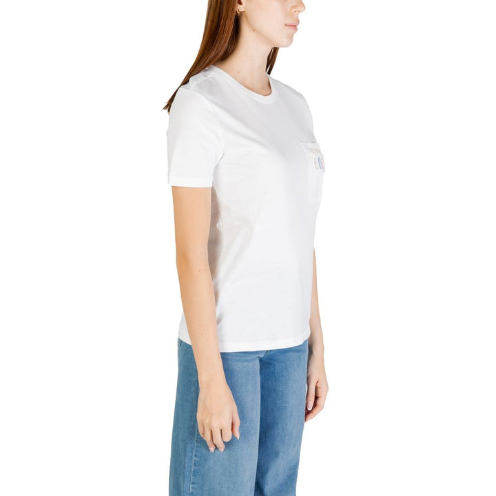 Only - White Organic Cotton T-Shirt