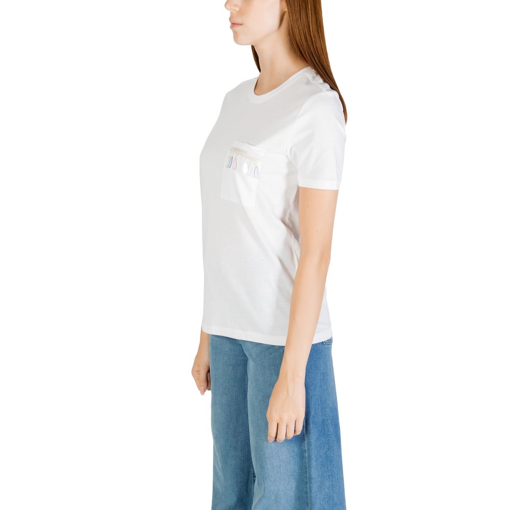 Only - White Organic Cotton T-Shirt