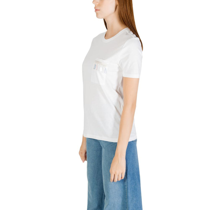 Only - White Organic Cotton T-Shirt