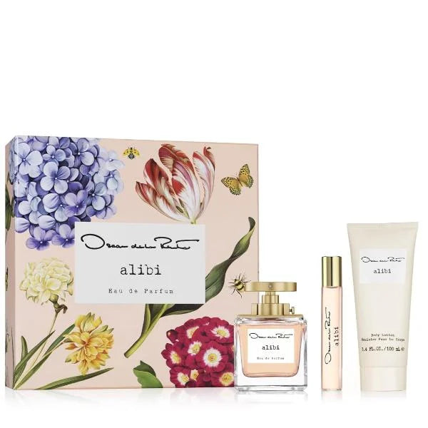 Oscar de la Renta Alibi Parfum Spray Unleashed Gift Set for Women Women’s Sets De La