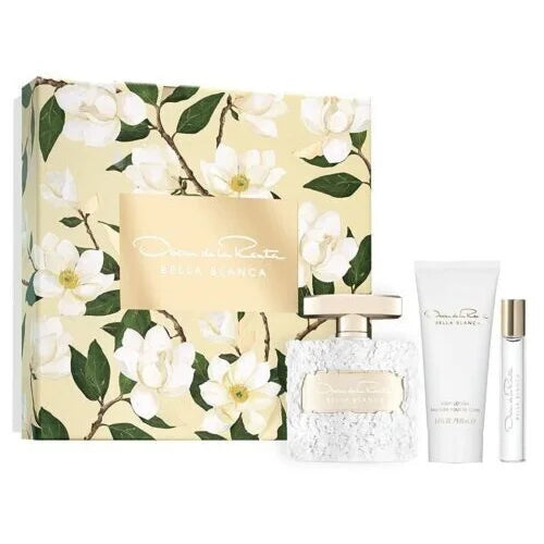 Oscar De La Renta Bella Blanca 4 Piece Gift Set Parfum Spray Women’s Sets