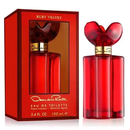 Indulge in Oscar Ruby Velvet Eau for a Touch of Timeless Glamour Women’s Perfume De La Renta