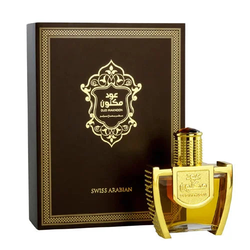 Oud Maknoon Perfume by Swiss Arabian Unisex Woody Fragrance