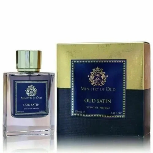 Oud Satin Perfume Unleashed Ministry with Bulgarian Rose and Vanilla Unisex Fragrance Paris Corner