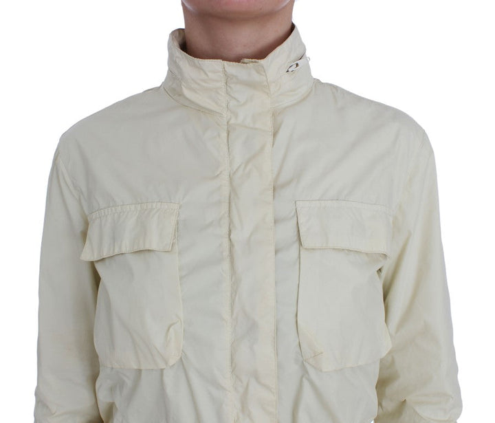 P.A.R.O.S.H. Trench Coats - Beige Weather Proof Jacket Coat