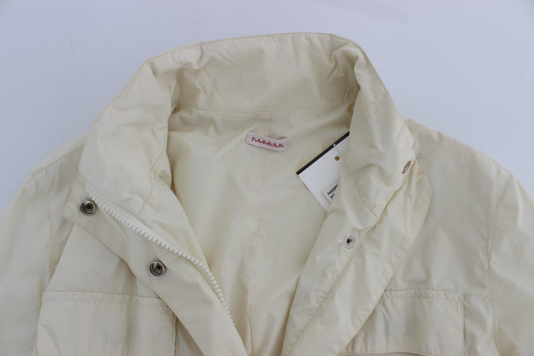 P.A.R.O.S.H. Trench Coats - Beige Weather Proof Jacket Coat