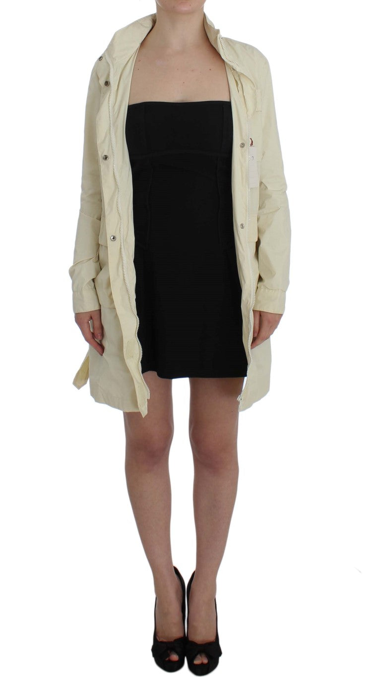 P.A.R.O.S.H. Trench Coats - Beige Weather Proof Jacket Coat