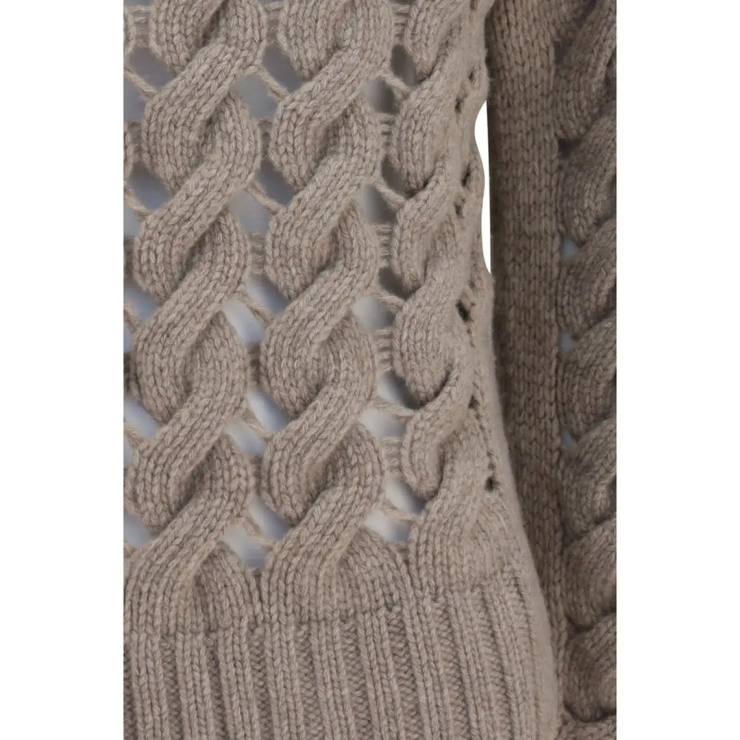 P.a.r.o.s.h. Beige Wool Oves Aries Turtleneck