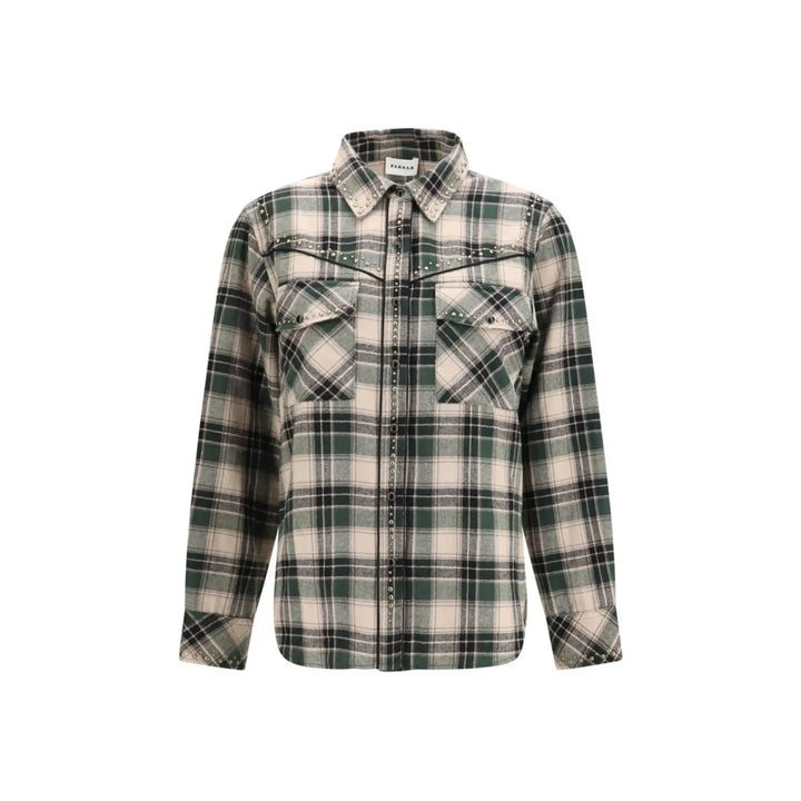 P.a.r.o.s.h. Bicolor Cotton Pattern Shirt
