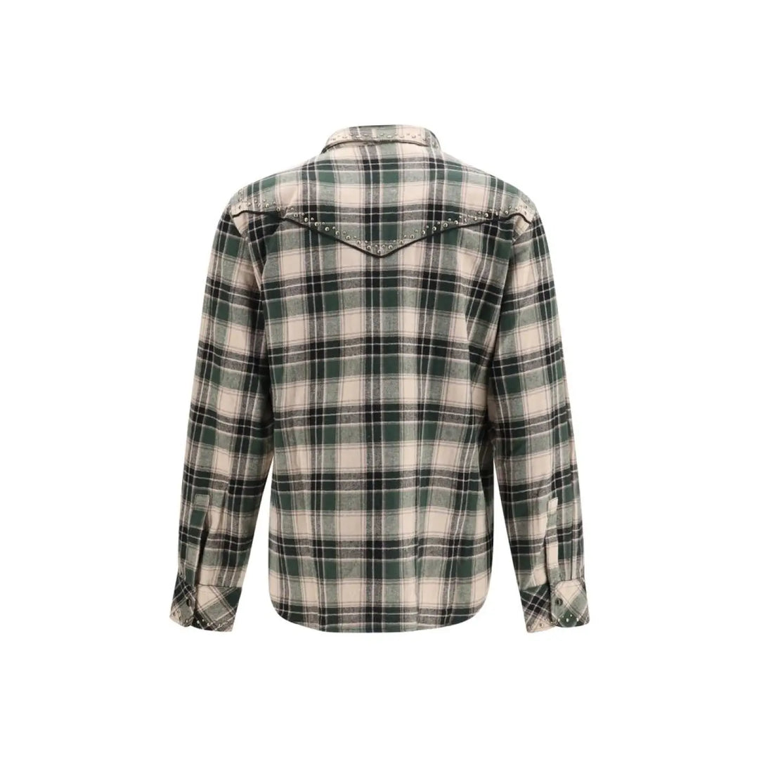 P.a.r.o.s.h. Bicolor Cotton Pattern Shirt