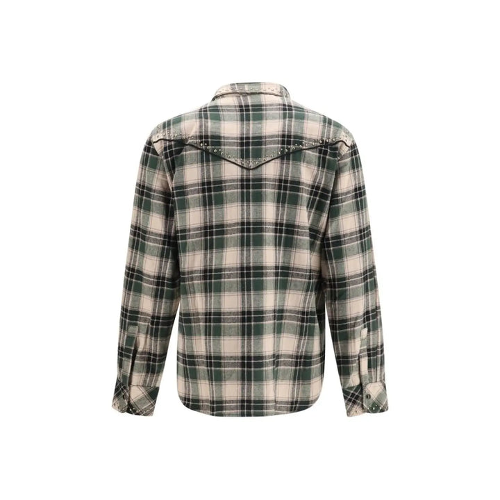 P.a.r.o.s.h. Bicolor Cotton Pattern Shirt