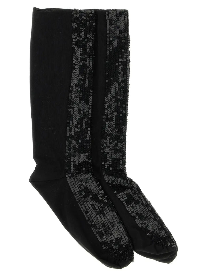 P.a.r.o.s.h. Black Polyamide Socks