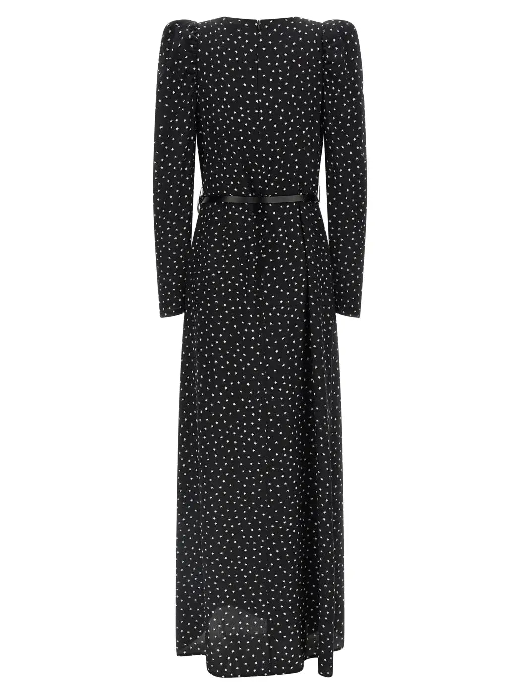 P.a.r.o.s.h. Black Silk Long Dress