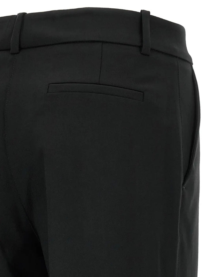 P.a.r.o.s.h. Black Virgin Wool Flared Pants