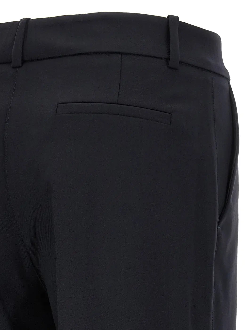 P.a.r.o.s.h. Black Virgin Wool Flared Pants