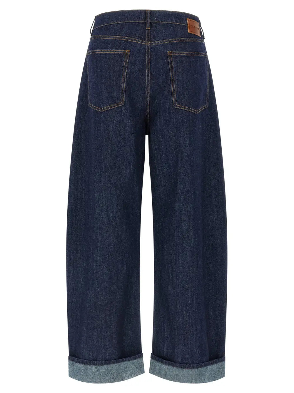 P.a.r.o.s.h. Blue Cotton Relaxed Fit Jeans