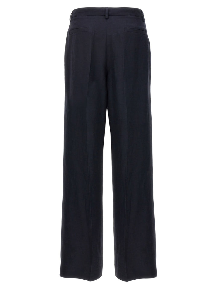P.a.r.o.s.h. Blue Viscose Casual Pants