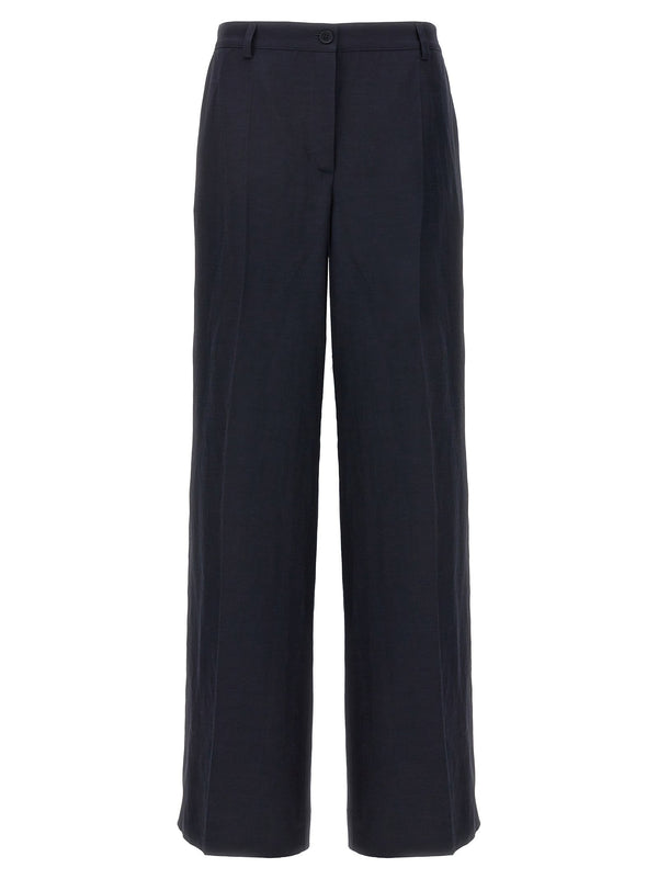 P.a.r.o.s.h. Blue Viscose Casual Pants