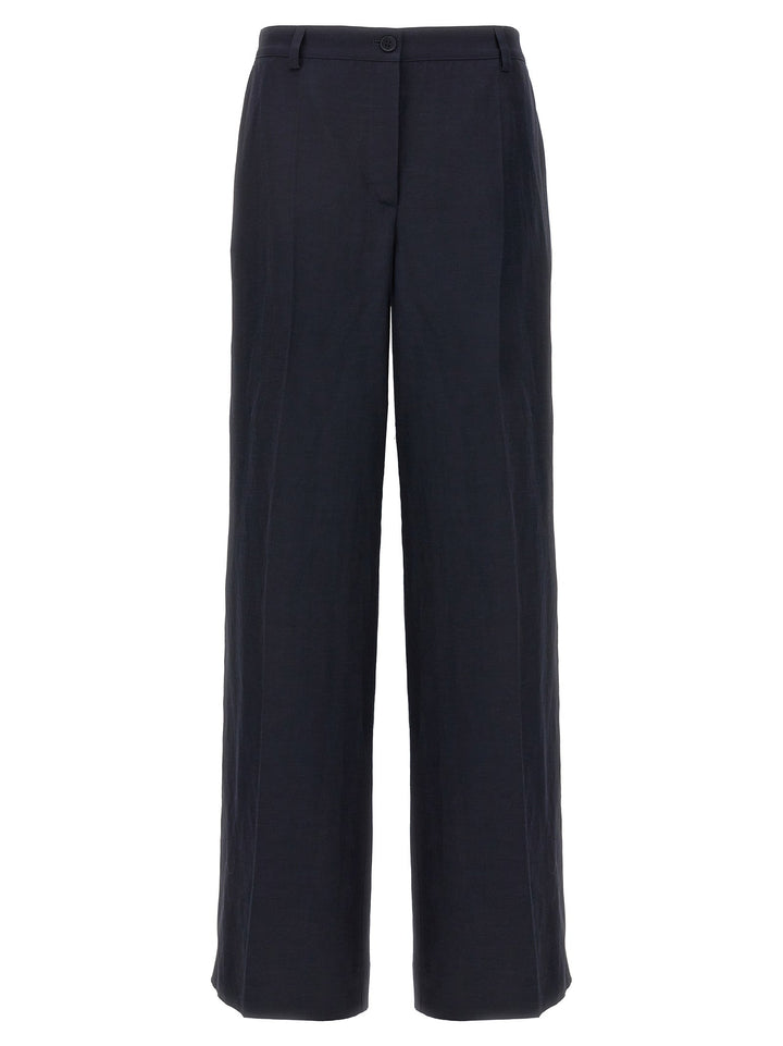 P.a.r.o.s.h. Blue Viscose Casual Pants