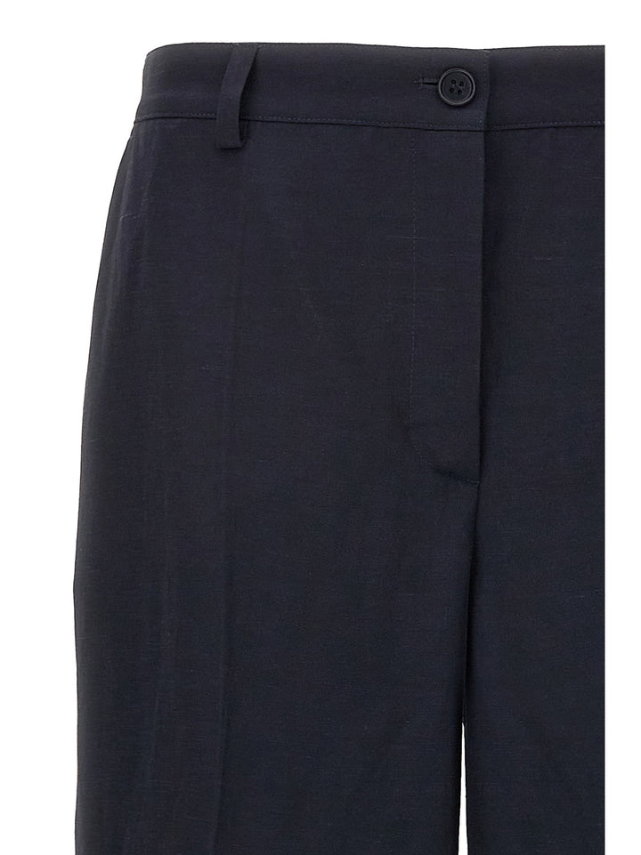 P.a.r.o.s.h. Blue Viscose Casual Pants