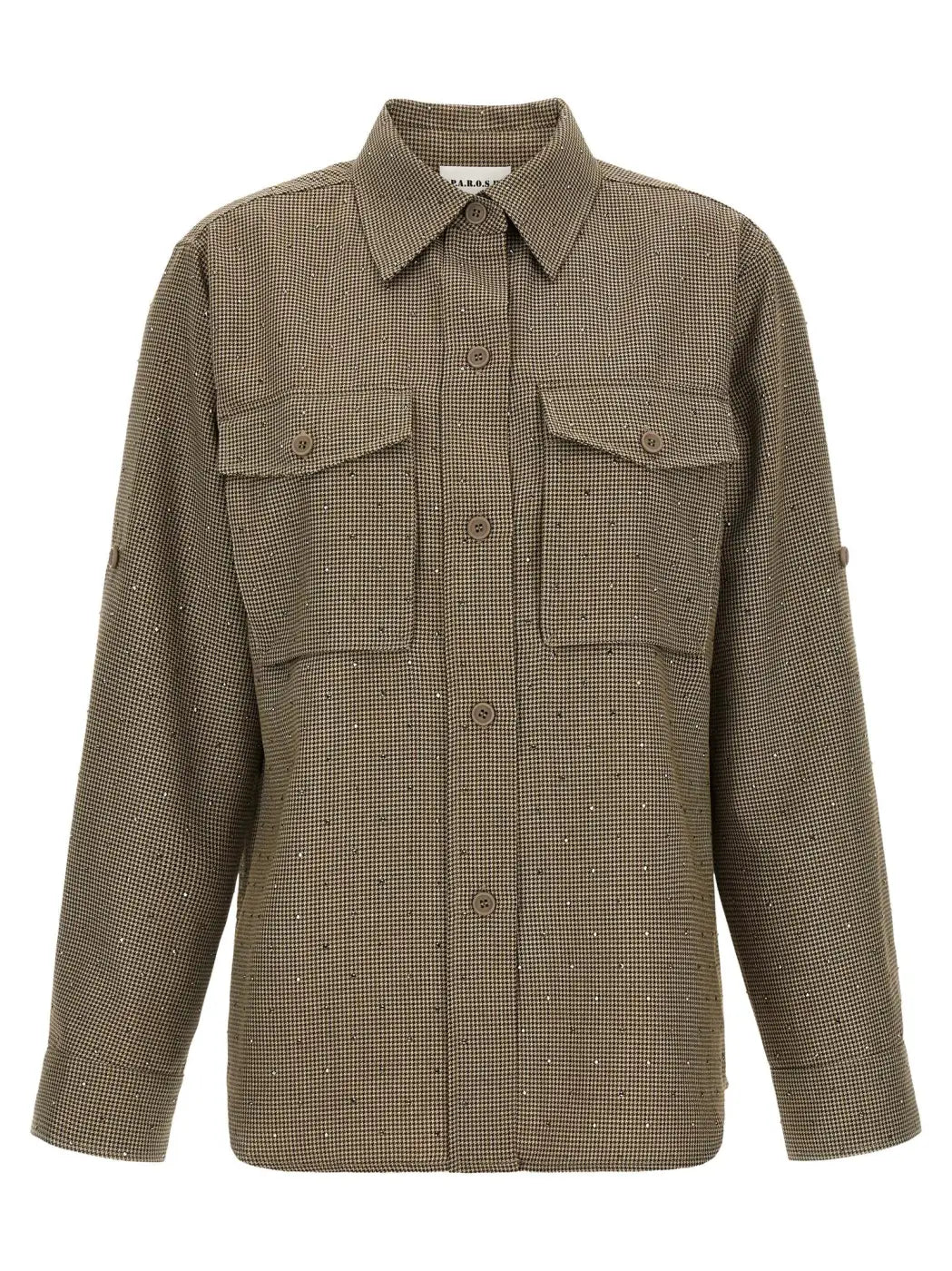 P.a.r.o.s.h. Brown Polyester Blouse