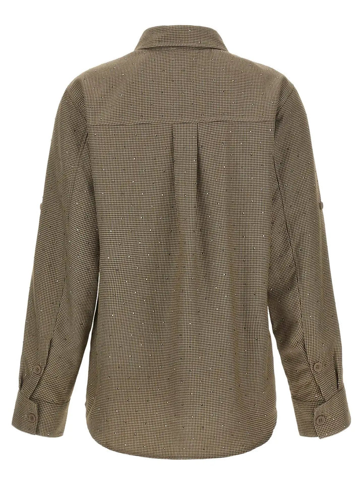 P.a.r.o.s.h. Brown Polyester Blouse