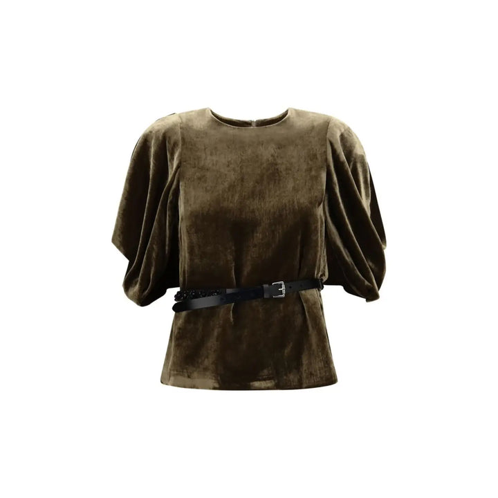 P.a.r.o.s.h. Brown Viscose Blouse