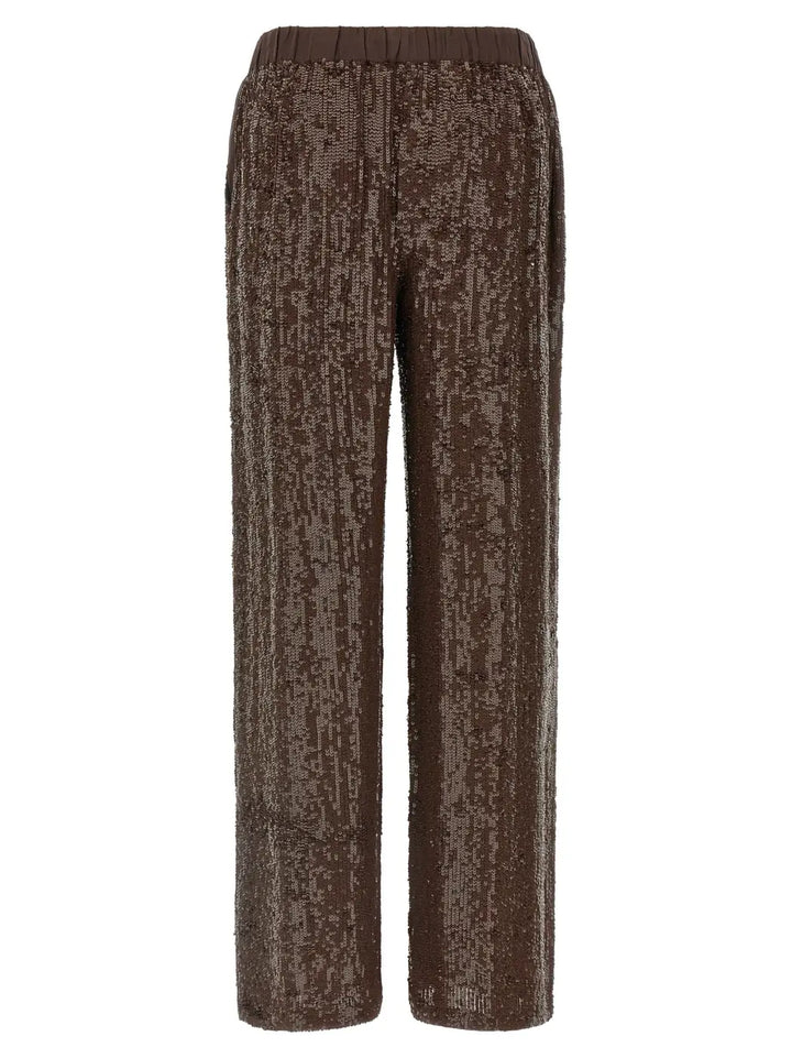P.a.r.o.s.h. Brown Viscose Dress Pants